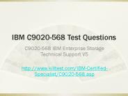 IBM C9020-568 Test Questions Killtest