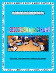 Examcollection 210-260 Practice test