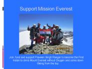 Mission Everest Praveen Singh Rangar