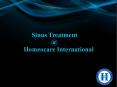 Constitutional Homeopathy treatment for acute sinus PowerPoint PPT Presentation