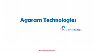 Agaram Technologies Introduction - LIMS Software Providers