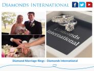 Diamond Marriage Rings - Diamonds International