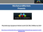 PHYSIOTHERAPY EQUIPMENT MARKET
