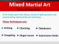 Mixed Martial Art Rules & Regulation PowerPoint PPT Presentation