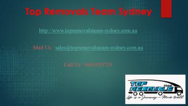 Top Removals Team Sydney (1)