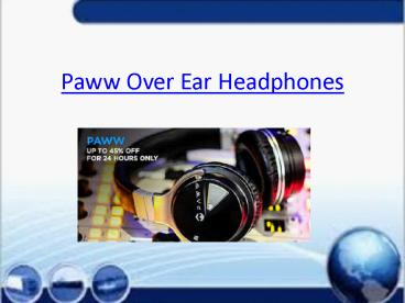 over ear headphones