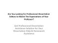 How to get Dissertation Editing help online from top experts. PowerPoint PPT Presentation