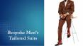 Premium men’s tailored suits in Mumbai PowerPoint PPT Presentation
