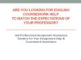 How to get English coursework help online from experts PowerPoint PPT Presentation