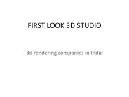 3D Architectural Walkthroughs in India