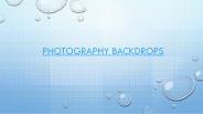 Tips on Chroma key photography