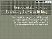 Impresaitalia Provide Searching Services in Italy