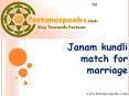 Janam kundli  match for marriage - Fortunespeaks PowerPoint PPT Presentation