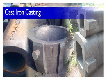 Cast iron casting manufacturers in India