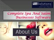 Complete Spa And Salon Businesses Software