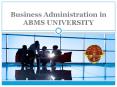 Business Administration in ABMS UNIVERSITY PowerPoint PPT Presentation