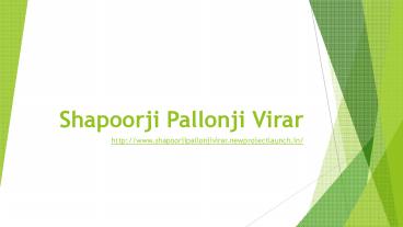 Shapoorji Pallonji Virar project