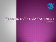 WEDDING EVENT MANAGEMENT