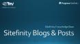 Sitefinity Blogs and Posts PowerPoint PPT Presentation