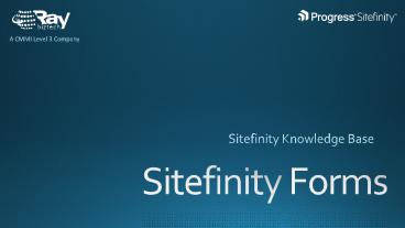Sitefinity Forms