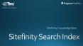 Sitefinity Search Index PowerPoint PPT Presentation