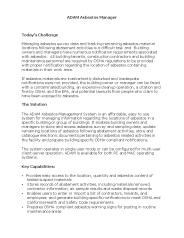 ADAM Environmental Information Management System