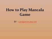 Mancala game rules