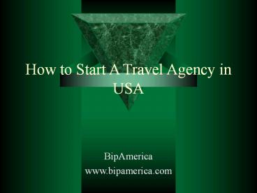 How To Start A Travel Business in The USA