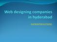 web designing companies in hyderabad (2) PowerPoint PPT Presentation