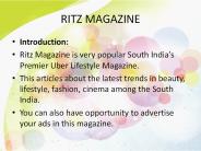 Ritz Magazine