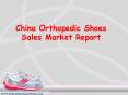 China Orthopedic Shoes Sales Market Report PowerPoint PPT Presentation