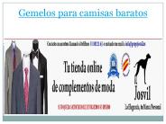 gemelos para camisas baratos