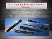 Stun Guns for Protection Lifetime Warranty