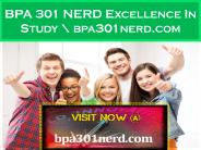 BPA 301 NERD Excellence In Study \ bpa301nerd.com