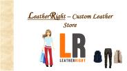 LeatherRight – Online Custom Leather Store