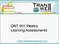 QNT 561 Weekly Learning Assessments at Transweb E Tutors PowerPoint PPT Presentation