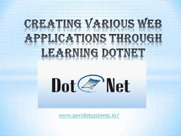 dotnet course in chennai