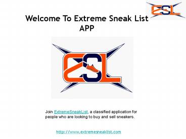 Extreme Sneakers IOS