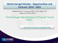 World Aerogel Market Growth & Opportunities 2021 PowerPoint PPT Presentation