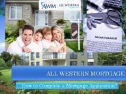 All Western Mortgage’s Mortgage Application Guide