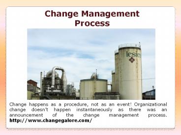 Organizational Change Management Strategies