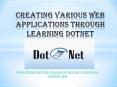 Dotnet training academy in chennai PowerPoint PPT Presentation