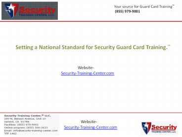 Security Certification