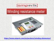 Amperisseo Winding Resistance Meter