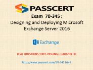 Passcert Microsoft 70-345 exam practice test