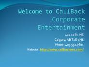 Edmonton Clean Corporate Entertainment