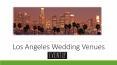 Los angeles wedding venues