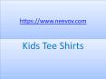 Kids White Colour Tee Shirts with Cotton PowerPoint PPT Presentation