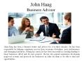 John Haag - Business Leader PowerPoint PPT Presentation