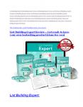 List Building Expert Review demo - $22,700 bonus PowerPoint PPT Presentation
